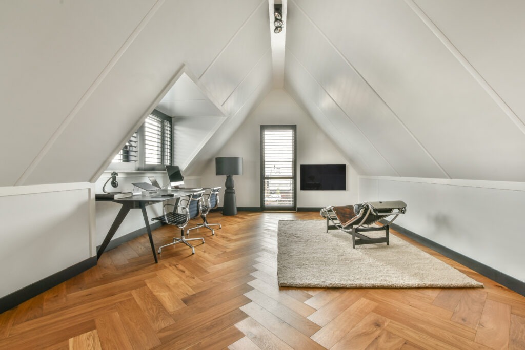 How to brighten a dark attic